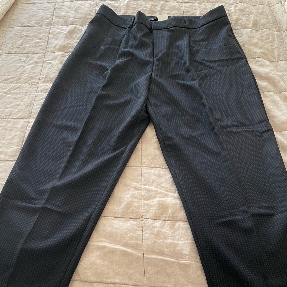 Banana republic size 14 black and dark blue trousers.